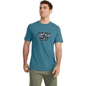 imageJockey Outdoors Mens Casualwear Heritage Graphic Short Sleeve TShirtNavigation Lake
