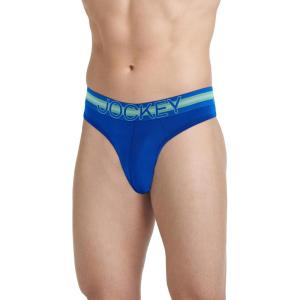 imageJockey Sport Mens Underwear Stability Pouch Microfiber ThongBluest Blue