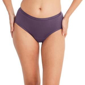 imageJockey Underwear Women Hipster  Worry Free Cotton Stretch Moderate Absorbency Period Underwear for WomenCherry Wine
