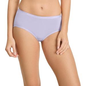imageJockey Underwear Women Hipster  Worry Free Cotton Stretch Moderate Absorbency Period Underwear for WomenViolet Veil