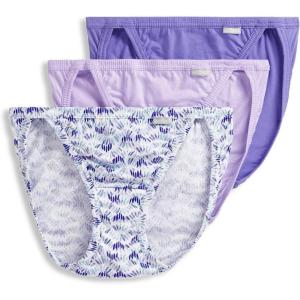 imageJockey Womens Underwear Elance String Bikini  3 PackSheer LilacUndulating LilacLavender Bud