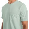 imageJockey Mens Casualwear Made in America Heritage Short Sleeve Pocket TeeCeladon