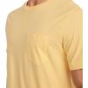 imageJockey Mens Casualwear Made in America Heritage Short Sleeve Pocket TeeCrystal Yellow