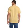 imageJockey Mens Casualwear Made in America Heritage Short Sleeve Pocket TeeCrystal Yellow