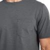 imageJockey Mens Casualwear Made in America Heritage Short Sleeve Pocket TeeSlate Heather