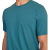 imageJockey Mens Casualwear Made in America Heritage Short Sleeve Pocket TeeTeal Slate