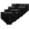 imageJockey Mens Underwear ActiveStretch Brief  4 PackBlack