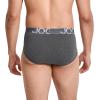 imageJockey Mens Underwear ActiveStretch Brief  4 PackCharcoal HeatherMarina BlueGrey DoveCharcoal Heather