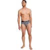 imageJockey Mens Underwear ActiveStretch Brief  4 PackMidnight GreyNorthern LightTiled GeosMidnight Grey