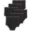 imageJockey Mens Underwear Big Man Classic Brief  6 PackBlack