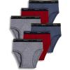 imageJockey Mens Underwear Briefs  Classic Low Rise Design Pack of 6  Authentic Mens Underwear for Comfort and QualityBlack StripeRed AppleBlue Stripe