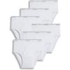 imageJockey Mens Underwear Briefs  Classic Low Rise Design Pack of 6  Authentic Mens Underwear for Comfort and QualityWhite