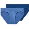 imageJockey Mens Underwear Elance Microfiber Bikini  2 PackOcean BlueMimas Blue