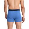 imageJockey Mens Underwear Lightweight Classic 5quot Boxer Brief  3 PackSolid GreyTrue Blue HeatherMalibu Red