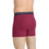 imageJockey Mens Underwear Lightweight Classic 5quot Boxer Brief  3 PackTrue NavyIron GreyRed Wine