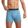 imageJockey Mens Underwear Lightweight Classic 5quot Boxer Brief  3 PackTypical StripeCoastlineJockey Blue