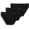 imageJockey Mens Underwear Mens Elance Bikini  3 PackBlack