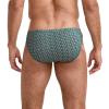 imageJockey Mens Underwear Mens Elance Bikini  3 PackGrey DoveGreen Duet GeoOpulent Jade