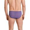 imageJockey Mens Underwear Mens Elance Bikini  3 PackTypical Marina Tile DotMalibu RedTrue Navy