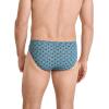imageJockey Mens Underwear Mens Elance Bikini  3 PackTypical Tile DotTeal SlateSolid Grey
