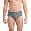 imageJockey Mens Underwear Mens Elance Poco Brief  2 PackGreen Duet GeoOpulent Jade
