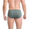 imageJockey Mens Underwear Mens Elance Poco Brief  2 PackGreen Duet GeoOpulent Jade