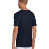 imageJockey TShirts for Men  V Neck Undershirts Cotton Mens TShirts  3 PackDiamond WhiteGrey HeatherJust Past Midnight