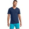 imageJockey TShirts for Men  V Neck Undershirts Cotton Mens TShirts  3 PackJust Past Midnight