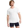 imageJockey TShirts for Men  V Neck Undershirts Cotton Mens TShirts  3 PackWhite