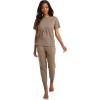 imageJockey Womens Loungewear Cotton Modal Foldover JoggerBeachwood