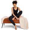 imageJockey Womens Loungewear Cotton Modal Foldover JoggerBlack
