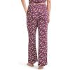 imageJockey Womens Sleepwear Organic Cotton Stretch PantFrayed Plum Floral