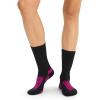 imageJockey Womens Socks Womens Sport Crew Socks  3 PackBlackWhite on Light GreyBlack on Fuchsia