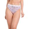 imageJockey Womens Underwear Classic French Cut  3 PackNocturne BlueBaroque BloomsMythos Blue