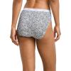 imageJockey Womens Underwear Classic French Cut  6 PackBlack Petals
