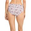 imageJockey Womens Underwear Elance Bikini  6 PackBleachedElissa FloralSilver Plum