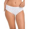 imageJockey Womens Underwear Elance Bikini  6 PackFloral WallpaperFuture DuskGrape Brush DotWhiteViolet VeilFuture Dusk