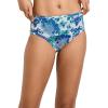 imageJockey Womens Underwear Elance Hipster  3 PackCoveRain StripeLuscious Blue Bloom