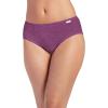 imageJockey Womens Underwear Elance Hipster  3 PackOatmealBoysenberryPerfect Purple