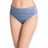 imageJockey Womens Underwear Elance Hipster  3 PackTrue NavyPetite Blue GeoShower
