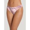 imageJockey Womens Underwear Invisible Edge Microfiber ThongLuxe Leopard Spice