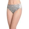 imageJockey Womens Underwear No Panty Line Promise Bikini  3 PackSnow LeopardWhiteJust Past Midnight