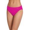 imageJockey Womens Underwear No Panty Line Promise Bikini  3 PackWild BloomsBlackFuchsia Purple
