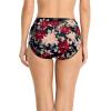 imageJockey Womens Underwear No Panty Line Promise Hip Brief  3 PackWatercolor PoinsettiaRed PearBlack