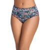 imageJockey Womens Underwear No Panty Line Promise Hip Brief  3 PackWavy Floral MauveSubtle MintBlack