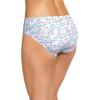 imageJockey Womens Underwear Plus Size Elance Bikini  6 PackBlue OrionFlower Garden PurpleThunder Blue