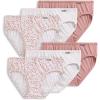 imageJockey Womens Underwear Plus Size Elance Bikini  6 PackDiamond WhitePrim FloralEarth Rose