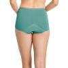 imageJockey Womens Underwear Worry Free Cotton Stretch Heavy Absorbency BriefAquamarine