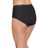 imageJockey Womens Underwear Worry Free Cotton Stretch Heavy Absorbency BriefBlack