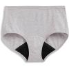 imageJockey Womens Underwear Worry Free Cotton Stretch Heavy Absorbency BriefGrey Heather
